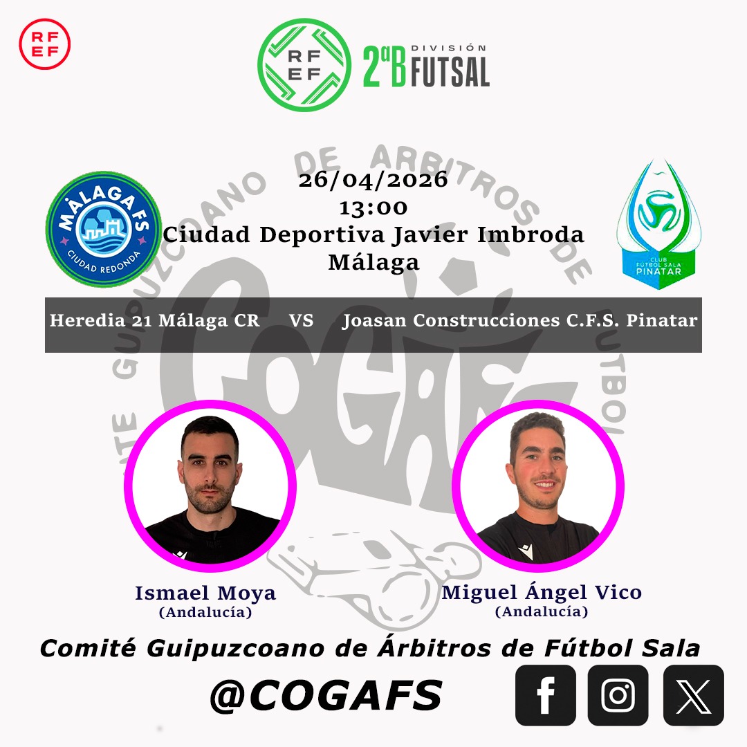 Comité Guipuzcoano de Árbitros de Fútbol Sala tweet media