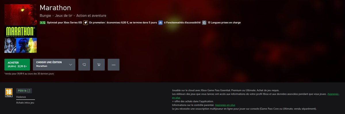 marathongame_fr's tweet photo. #Marathon est actuellement promotion -20% sur toutes les plateformes. C'est le moment de vous lancer si ce n'est pas encore fait ! 😏 https://t.co/seNcTaOggx
