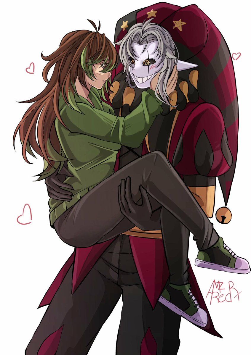 ashleydrawz's tweet photo. Im so happy my friend draw me a HBD art piece with Pierrot @mzredart01
Thank you bestie 😭❤️  
#thefreakcircus #pierrot #怪胎马戏团 #怪诞马戏团 https://t.co/NdwvvDWQAn
