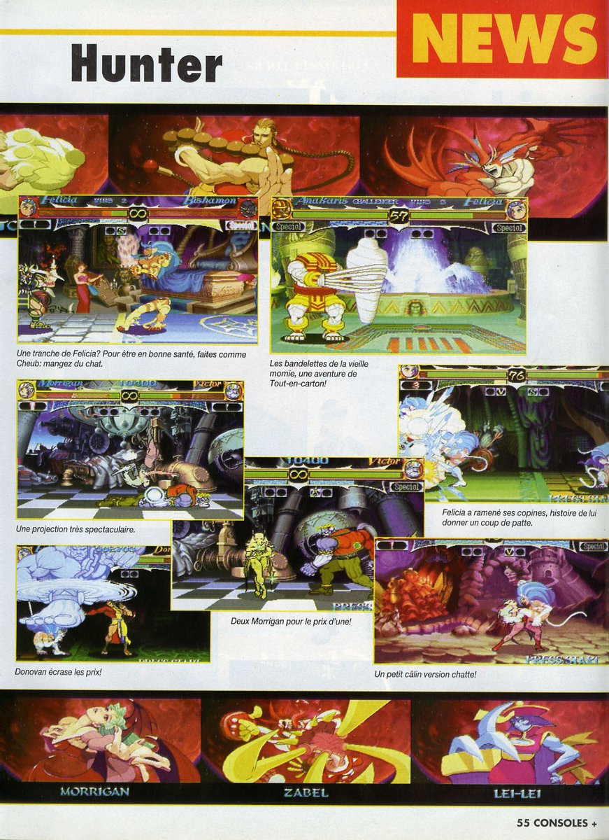AllmightoFranky's tweet image. On enchaine avec les deux dernières pages de "News" avec #VampireHunter sur la #SEGA #Saturn!On attaque ensuite les "Previews" avec #HornedOwl sur #Playstation et #UltimateMortalKombat3 sur la #Saturn! 2/5