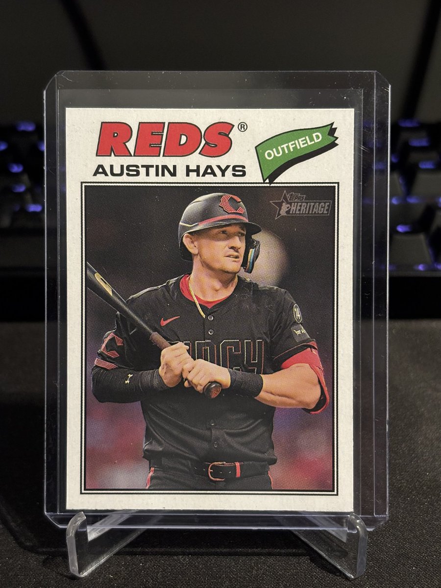 Lotski_Cards's tweet image. Check out 2026 Topps Heritage #80 Austin Hays SP Short Print Cincinnati Reds ebay.us/m/ZHoOnQ #eBay via @eBay #topps #baseball #sportscads #thehobby #MLB