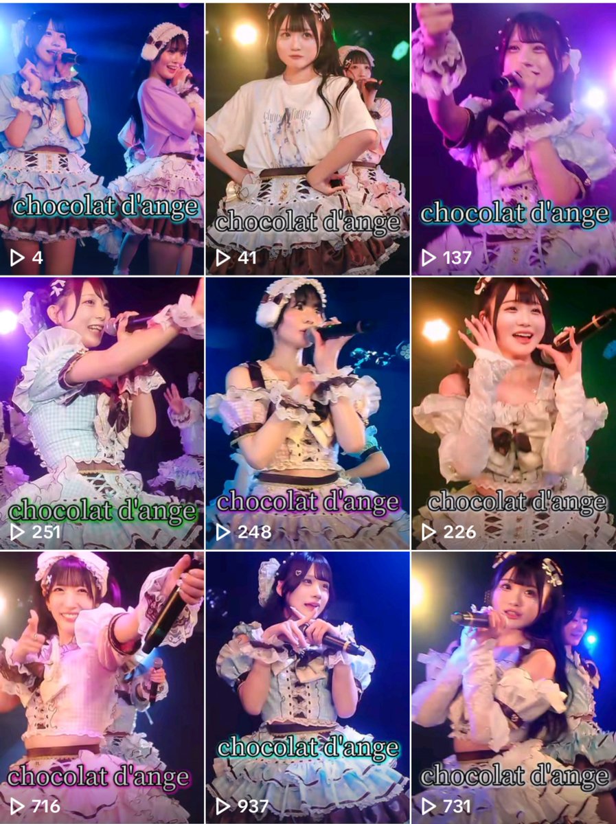 shiny_archive_'s tweet photo. chocolat d’ange さん　@info__chocolat

2026.3.22　原宿RUIDO
1st ONE-MAN　��� Bon appétit ”

でのライブ映像をTiktokに17本アップしました。
#しょこら

https://t.co/fZ8c6YRlsE https://t.co/AKMN8fY1YD