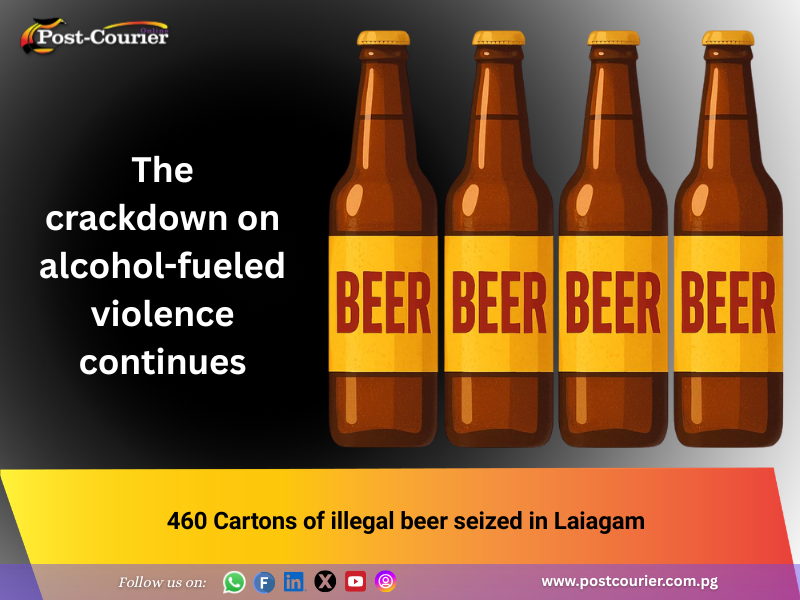 postcourierlive's tweet image. #NATIONAL: ENGA PPC Chief Superintendent Steven Harris has confirmed security forces seized 460 cartons of illegal beer at Laiagam Station yesterday...

Read the full article here:👉( wp.me/peM2NU-2Ol4 )