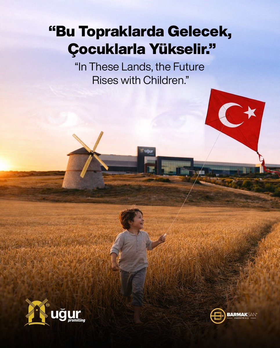 ugurpromilling's tweet image. Happy National Sovereignty and Children’s Day! 🇹🇷🌾

At Uğur Promilling, every step we take is driven by the goal of leaving a stronger and more efficient world for future generations. The future rises with the dreams of children. ✨

#UgurPromilling #April23 #ChildrensDay