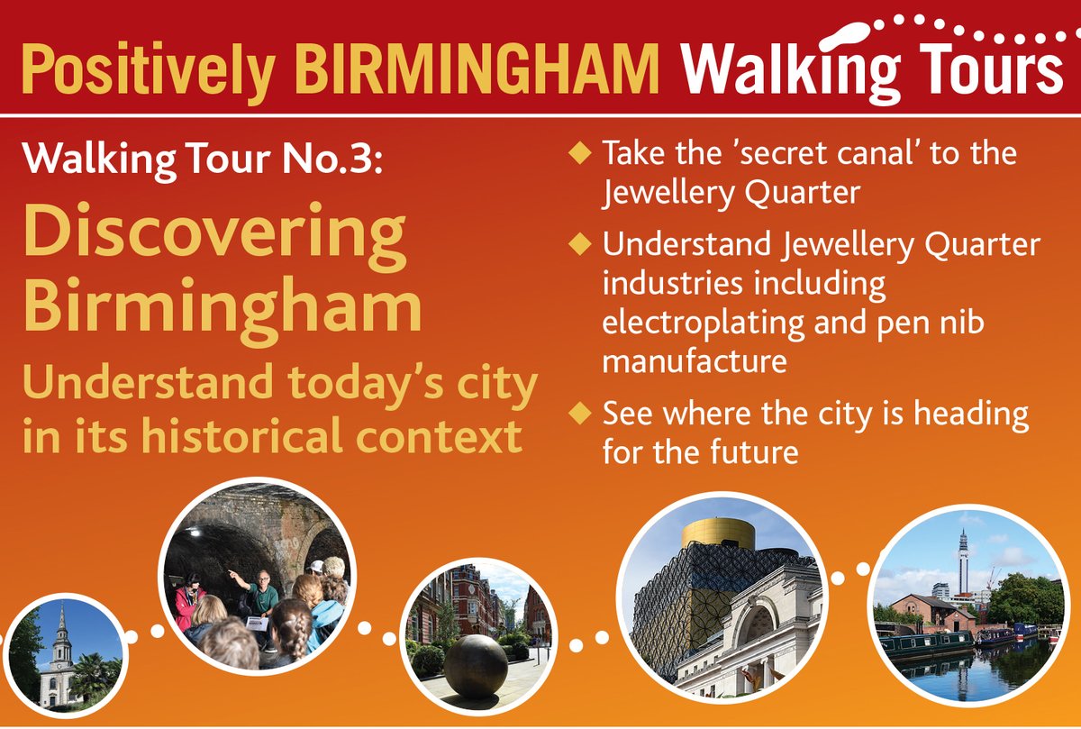PositivelyBrum's tweet photo. We have 3 great tours of the city  this weekend. Sat Am - street art of Digbeth and more. Sat PM City centre. Sun PM - Jewellery Quarter. Tickets: https://t.co/ipRfly6pgt @BhamCityCouncil  @OldStationSt @WhatsOnBrum @brumbirmingham @LibraryofBham @digbethestate @WSwanDigbeth https://t.co/IiwCG4U2H9