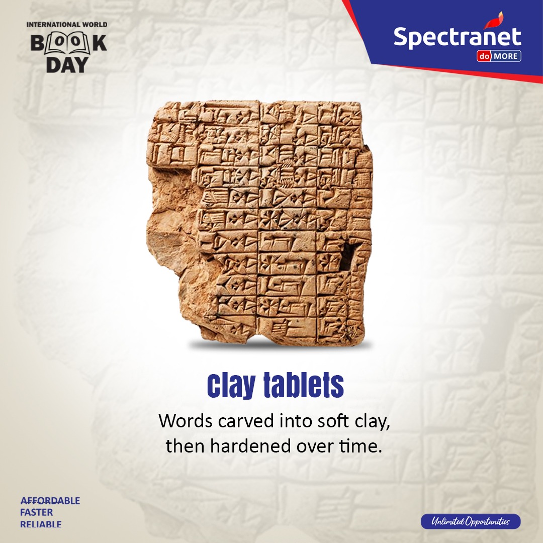 Spectranet_NG's tweet image. From different eras, now to digital screens and eBooks, storytelling continues to evolve.

In the digital era, you have access anytime, anywhere through our reliable data plans.
Happy World Book Day!

#Spectranet #StayConnected #WorldBookDay