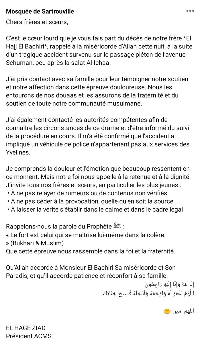Mosquée de Sartrouville tweet media