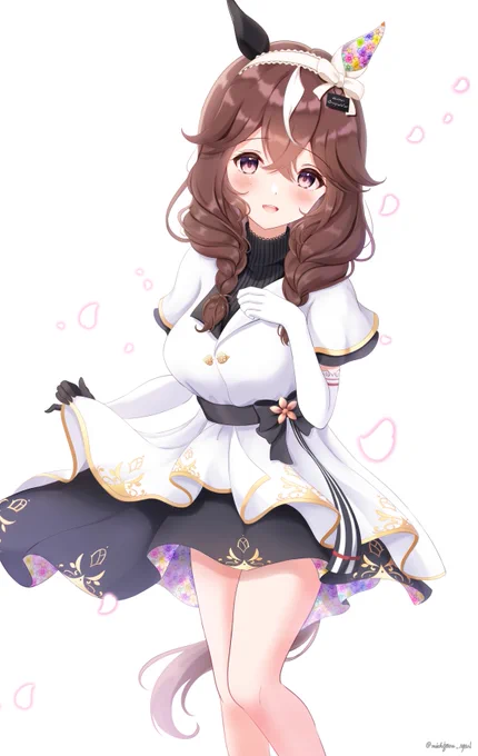 誕生日なのでブーケちゃん加筆 #ウマ娘 #カレンブーケドール