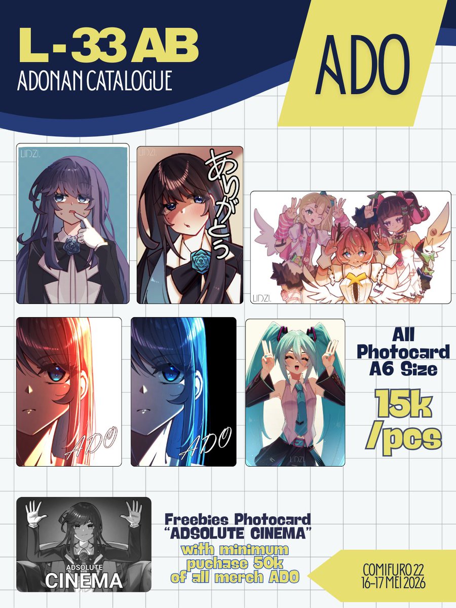 Lidzi. (Comifuro 22 || ADOnan | L-33 ab) tweet media