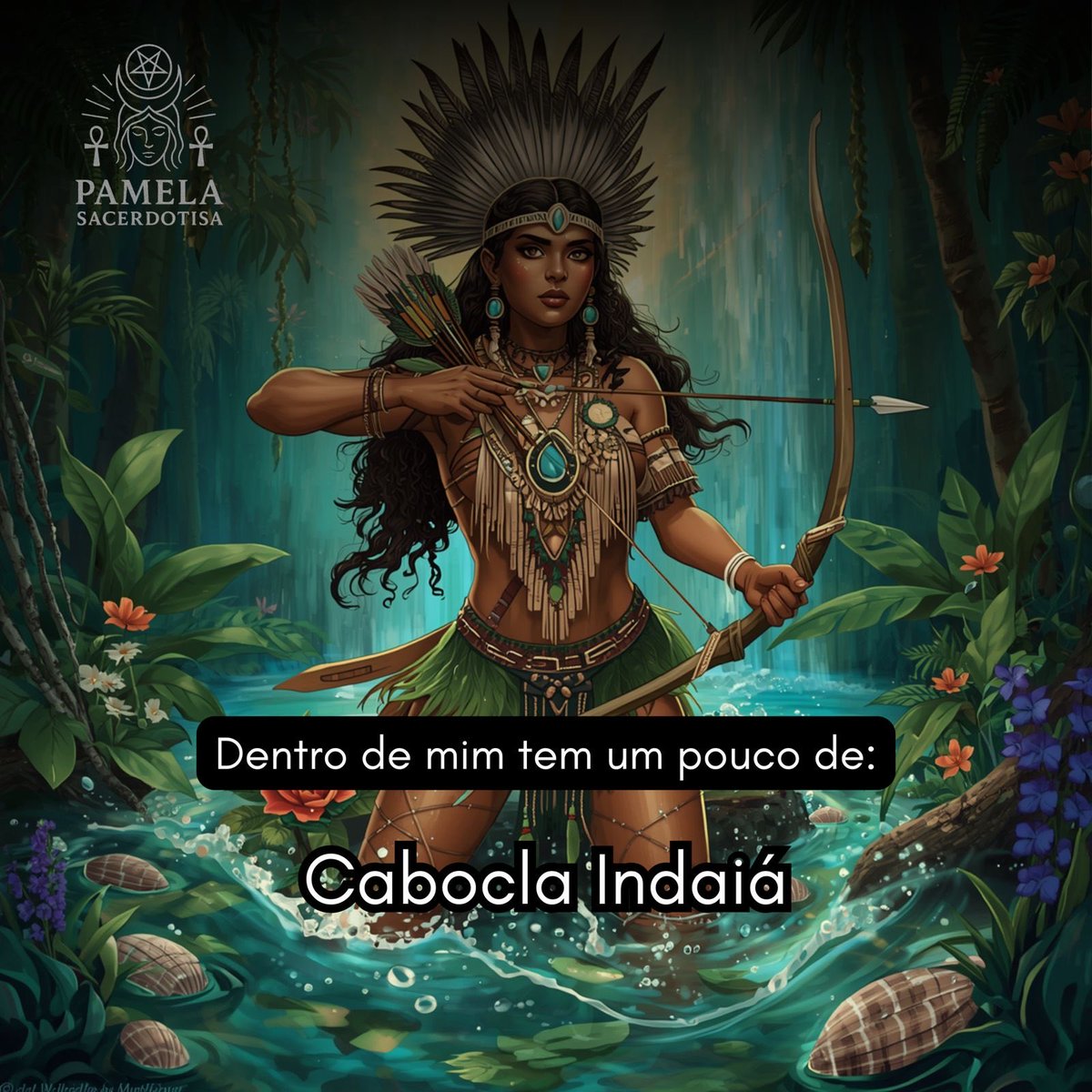 asacerdotisa7's tweet photo. Oke Cabocla!!! 
Dentro de mim tem um pouco da Mata💚🏹
.
.
Me conta qual é a sua? 
.
.
#oxossi #axe #viral #mata #umbanda https://t.co/y0kIp11qkg