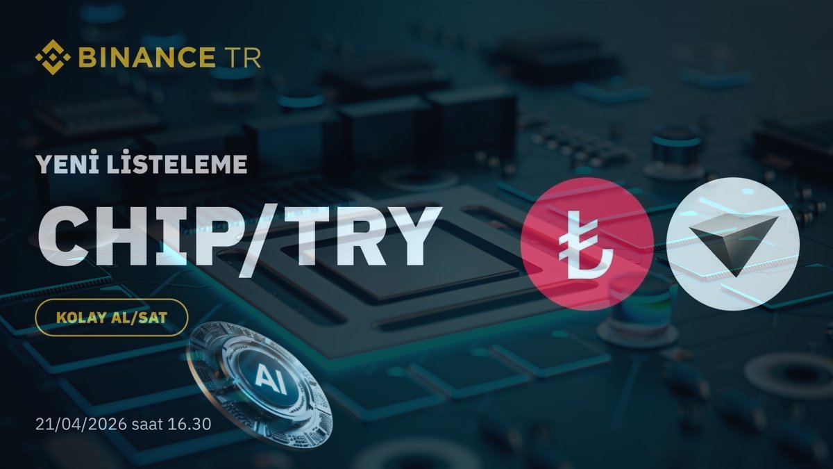 PelinayPA's tweet image. Yeni Coin Alarmı 🚨
$CHIP / TRY işlem çifti 21 Nisan 2026 tarihinde #Binance TR'de alım-satım işlemlerine başladı. 

Yeni çıkmış coinleri temel analiz bazında incelemeye bayılan biri olarak hemen projeye bir göz atalım istedim. Chip, #yapayzeka altyapısının finansmanı için