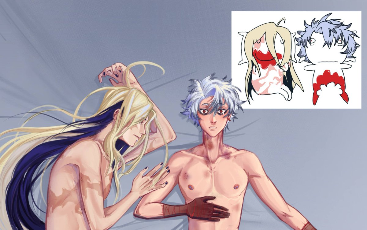 kacchandaughter's tweet photo. aged up #Rudo and #Tamsy 

full tg @ogni_hypernova ✌️ https://t.co/JjCKx64sEB