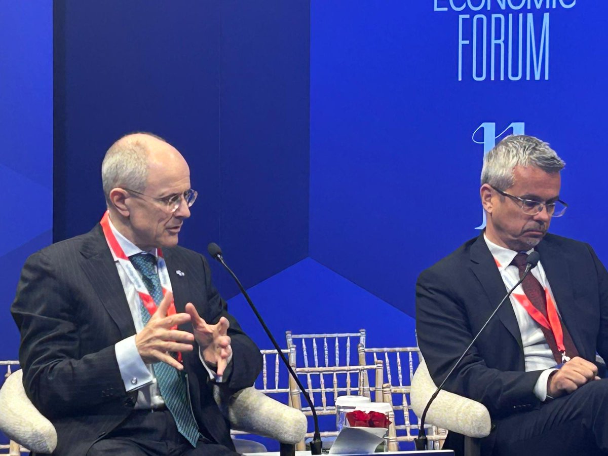 employers_EESC's tweet image. #Europe doesn’t lack plans, it lacks execution 🎯

At #DelphiForum, our members urged action on #SingleMarket integration, simplification &amp;amp; #innovation to boost #EUCompetitiveness while preserving 🇪🇺’s social model 📈

➡️ Read our interview in @newmoneygr: shorturl.at/5O67w