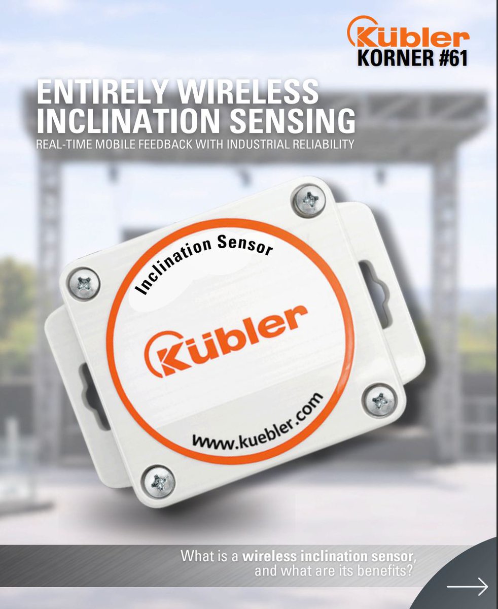 KueblerInc's tweet image. Kuebler Korner #61 What is a Wireless Inclination Sensor -and What Are the Benefits?
What if you could measure tilt… without the wiring headaches? Watch the 30-sec breakdown here:
youtube.com/shorts/xyrgpwX…
kuebler.com 
#Automation #Sensors #IIoT #IndustrialAutomation