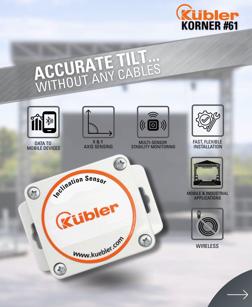KueblerInc's tweet image. Kuebler Korner #61 What is a Wireless Inclination Sensor -and What Are the Benefits?
What if you could measure tilt… without the wiring headaches? Watch the 30-sec breakdown here:
youtube.com/shorts/xyrgpwX…
kuebler.com 
#Automation #Sensors #IIoT #IndustrialAutomation