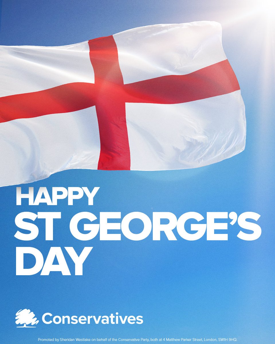 Happy St George’s Day from the Southgate and Wood Green Young Conservatives! 🏴󠁧󠁢󠁥󠁮󠁧󠁿