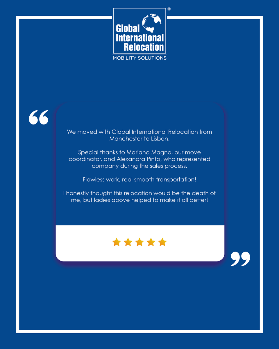 global_pt's tweet image. This is What Move Us! 🤩

#GlobalMobility #WeCarryForwardFeelings #ForAllTheGoodReasons #Moving #CostumerExperience #Portugal