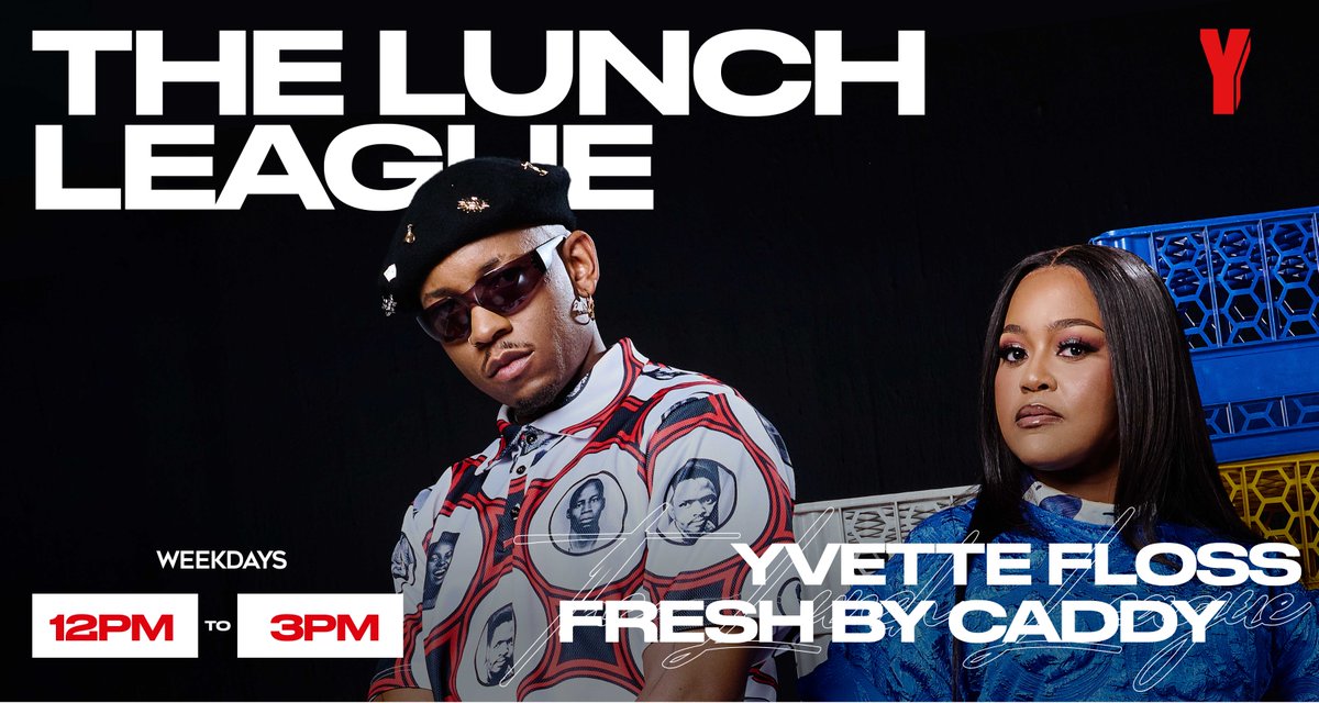 Yfm's tweet image. So close to Friday we can taste it 😏 #TheLunchLeague 12-3pm. @Yvettefloss &amp;amp; @FreshbyCaddy have your Thursday therapy session, on air. #YWorld.