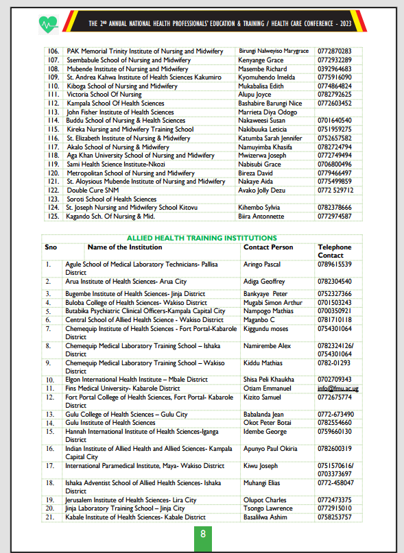 CareerNotes_'s tweet photo. Below is the 2023 data on the list of accredited and recognized nursing and midwifery and allied health sciences training institutions. Is yours there? See the last list in the comments section. https://t.co/VENVGyHefs