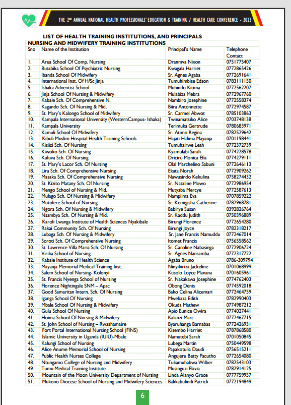 CareerNotes_'s tweet photo. Below is the 2023 data on the list of accredited and recognized nursing and midwifery and allied health sciences training institutions. Is yours there? See the last list in the comments section. https://t.co/VENVGyHefs