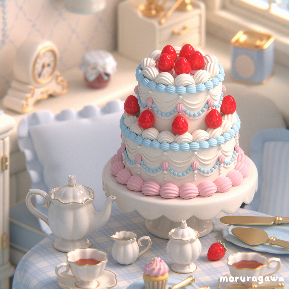 moruragawa's tweet image. 🫖
#blender #b3d #3DCG