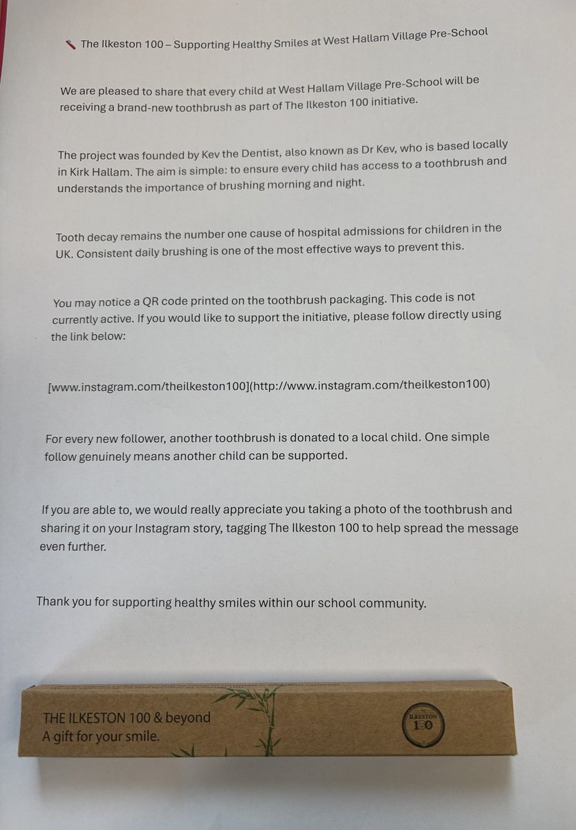 West Hallam Village Pre-School tweet media