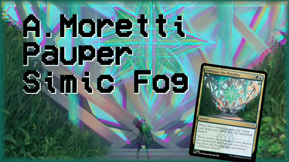 youtu.be/Sw8iXGZLPnk
new 🇮🇹🤌#mtgpauper league with the decklist which got me at the Top16 of IPT Pauperissima this last sunday