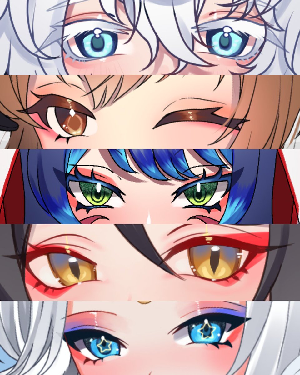nyiminin's tweet image. eyes
#illustration #smallartist #vgen