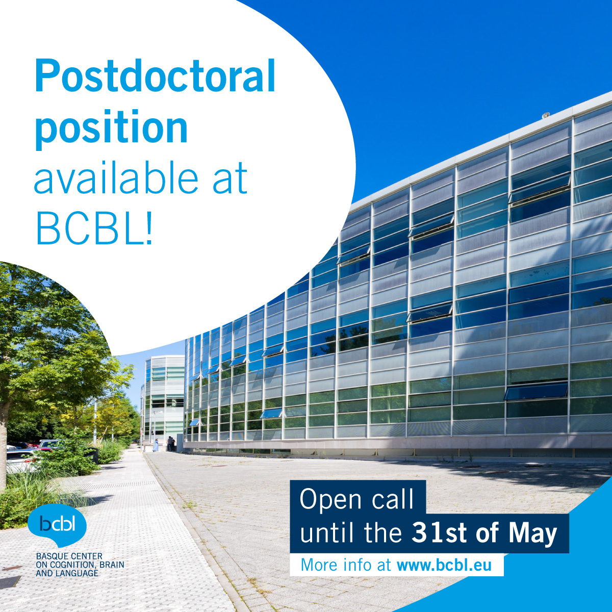 bcbl_'s tweet photo. 📣 We are looking for talent! 📣
At #BCBL we have a Postdoctoral researcher position available to work on our Perceptual Inference research group.
📅 Application deadline: 31/05/2026
+info👇
https://t.co/Tmq2z9xlV5 https://t.co/AXJ8C6BHD6
