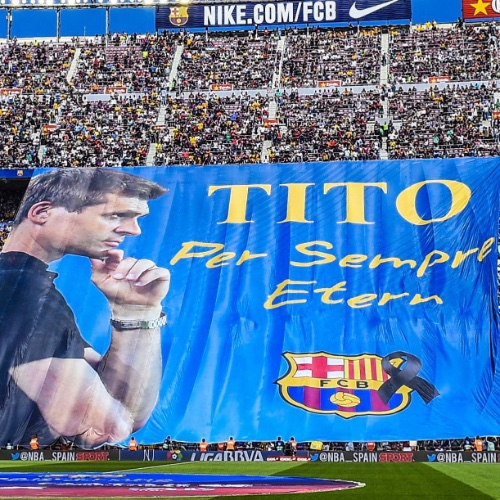 ❤️♾️ Remembering Tito Vilanova who sadly passed away 12 years ago today. Always in our hearts. RIP. 🙏