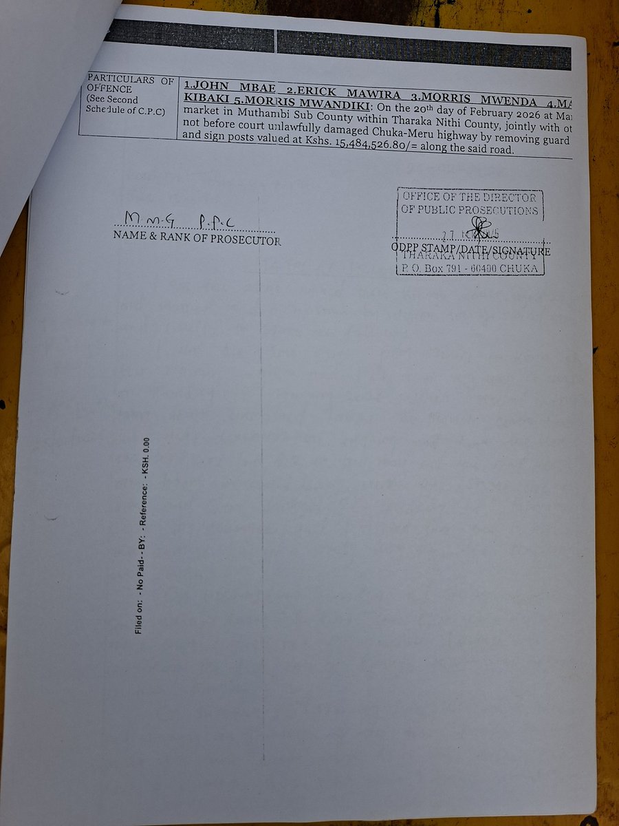 This Harriet Mbae, the mother of John Bundi Mbae who is languishing in Kathwana GK Prison. He is detained there since the family is poor. The mother has not even managed to visit him at Chuka Police Station or Kathwana GK Prison where he is now. Hana ata fare.