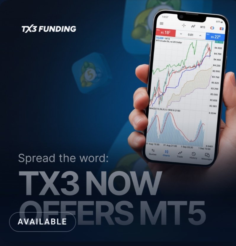 farihamoonlover's tweet photo. When my two favourites are in one frame💜
@tx3funding  now offers mt5.
Trading with best platform.
#tx3funding
#mt5 https://t.co/bAbPKYgQhi