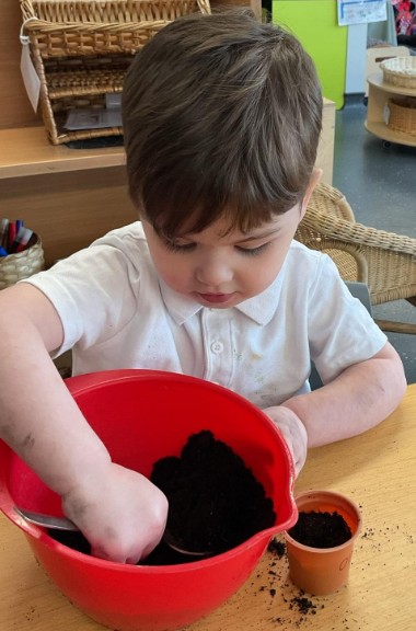 ForestGladeFGP's tweet image. To support their enquiry learning about how things grow, Nursery have been planting seeds and beans. The children will be watering and looking after these so they can see how they grow. 🌱 Great work Nursery, we can't wait to see what your seeds grow into! #responsibility
