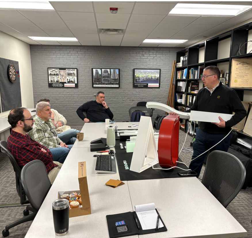 DayOLiteMFG's tweet image. George Kottakis, National Sales Manager, recently called on LLI Engineering in Pittsburgh, PA, where he led an engaging product discussion.  A sincere thank-you to LLI Engineering for their time and enthusiasm.

sales@dayolite.com
#architecturallighting
#commerciallighting
