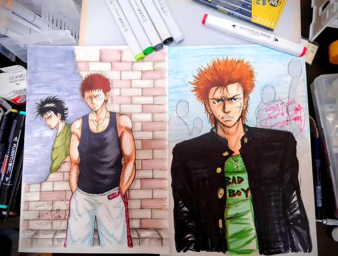 #フォローしなくていいから俺の描いた男キャラ見てくれ