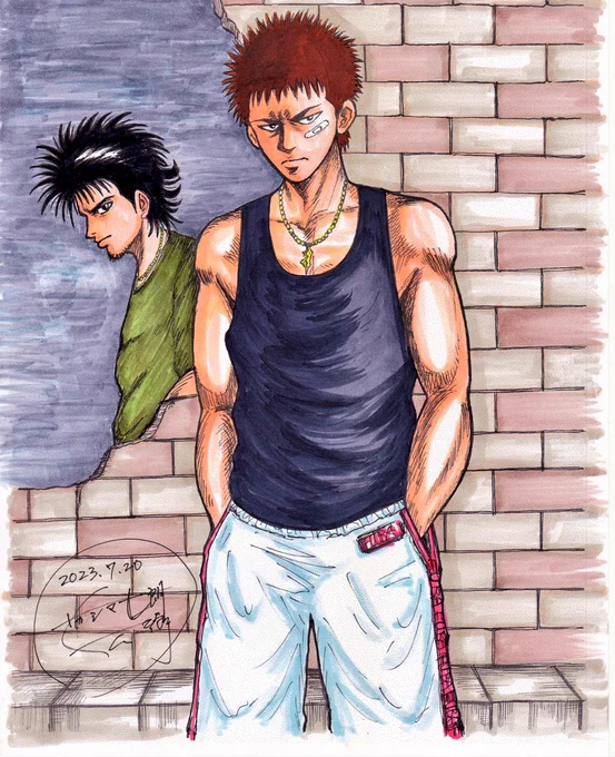 #フォローしなくていいから俺の描いた男キャラ見てくれ