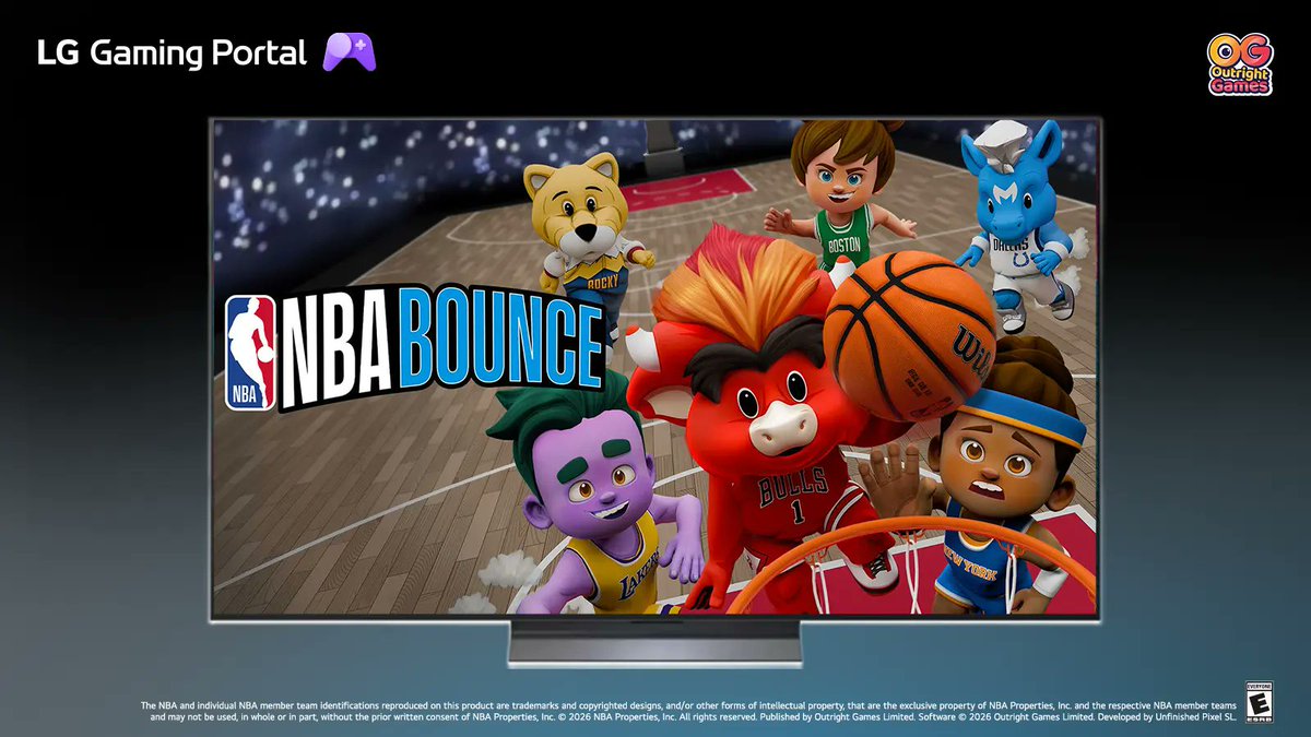 megamodo's tweet image. NBA Bounce arriva su Smart TV e Smart Monitor LG: basket arcade ottimizzato per webOS, controlli adattati per TV e esperienza su schermi grandi. #NBABounce #LG #SmartTV #gaming
👉 megamodo.com/nba-bounce-bas…