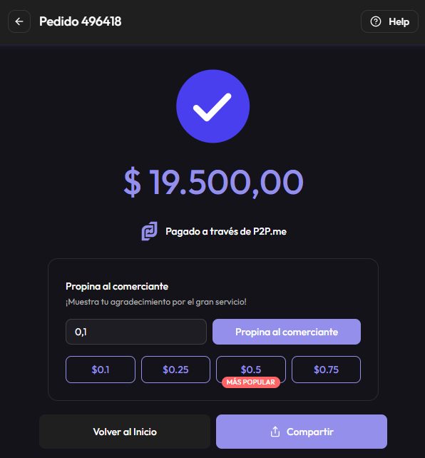 Siempre que se puede meto una que otra comprita con p2p.me!
Comprita con mis USDC y cashback en BTC. TRE-MEN-DO 🔥 <a href="/p2pmeargentina/">P2P.me Argentina</a>