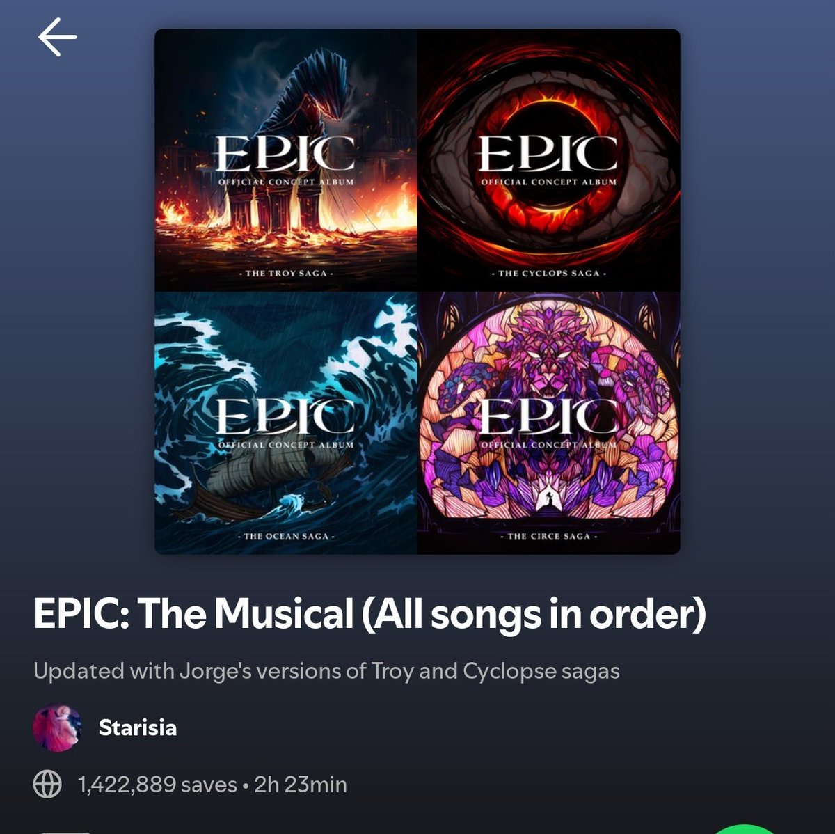 mas falando sério aqui, epic deveria ter 2 filmes porque eu não tenho certeza se o filme vai ser SÓ as músicas 100% e o filme vai ter essas 2h30, ou se vai ter cenas faladas, mudança de tempo mais clara e tals, porque se tiver eu não acho que vão colocar tudo num filme de 3 horas