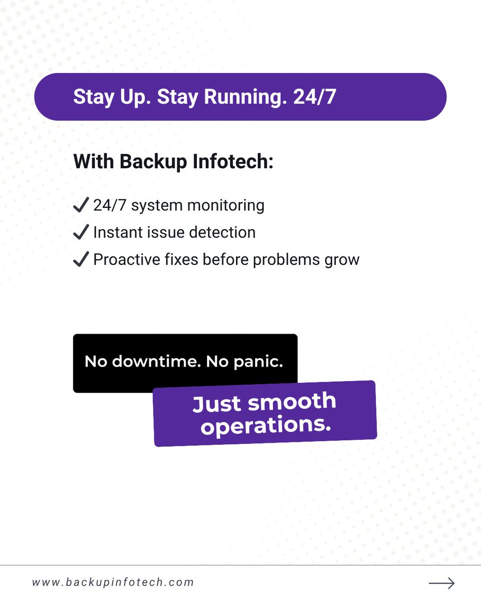 Backup Infotech tweet media