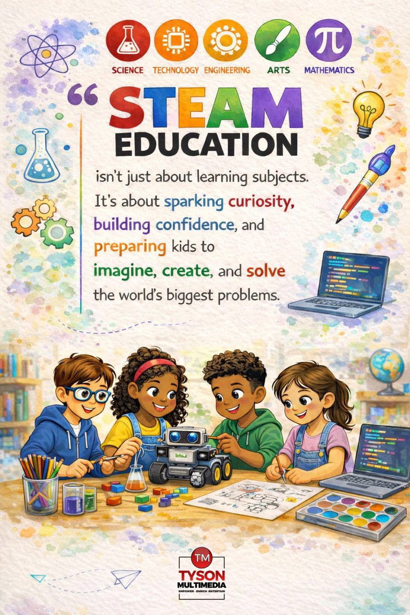 Learning becomes powerful when kids explore, build, and think creatively 🔬✨ Give them the tools to discover, design, and dream big!

#FutureInnovators #STEMinAction #CreativeYoungMinds #LearnThroughPlay #tysonmultimedia