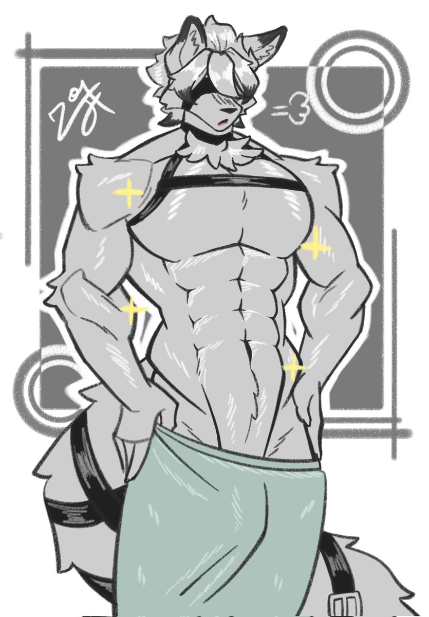 Anatomy practice: Featuring Von Lycaon!
>:3

#Sketch #Muscle #Furry #ZZZ