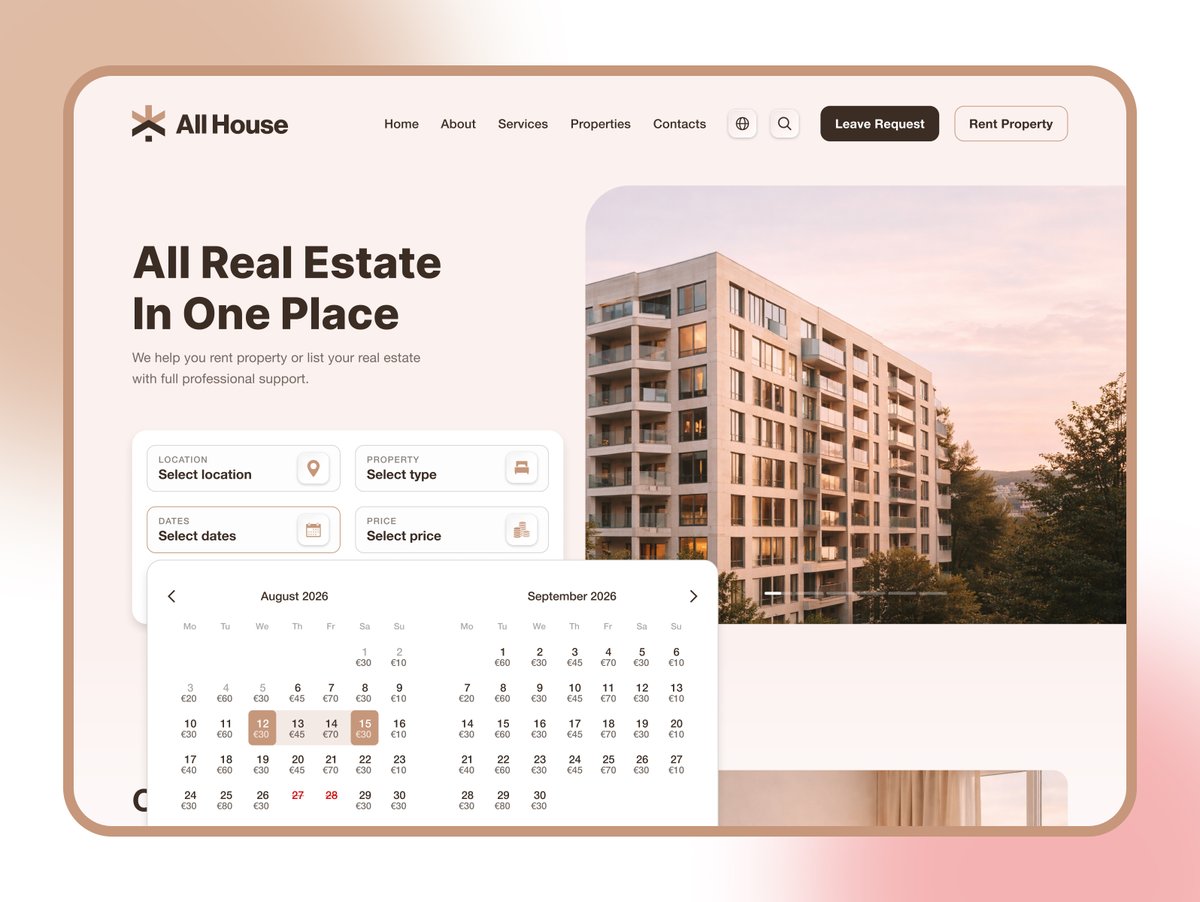 aimorelove's tweet photo. Designed a clean, conversion-focused real estate landing page with a seamless contact flow. Simplified UX, reduced friction, improved trust and conversion. #UIUX #WebDesign https://t.co/qI5Ep5bnE5