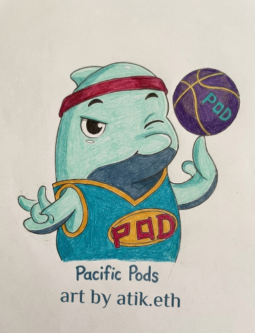 oxeth_evm's tweet photo. My First artwork

Pacificpod is the best nft porject and i really like the project. Really like what you are building here.

Don't have a WL yet, still just showing up. Appreciate the chance either way. 

Made this art by for @PacificPodNFT @W1nszn https://t.co/oBO4M2CXlq