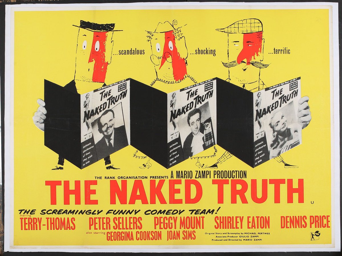 TalkingPicsTV's tweet image. This afternoon on #TPTV Thursday 23rd April. All #TPTVsubtitles
12:50 SIR LANCELOT (1956)
13:20 LAW AND DISORDER (1940)
15:00 CROWN COURT (1974)
16:30 THE NAKED TRUTH (1957)
18:20 STRANGE BUT TRUE? (1995)