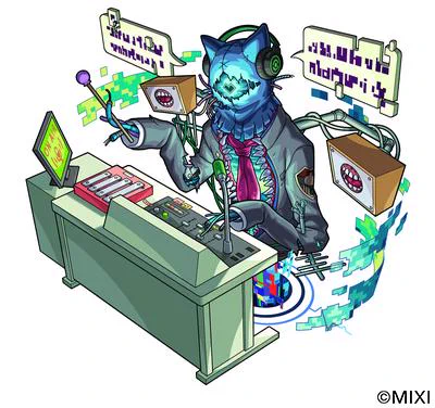 【お仕事】 『モンスターストライク』にて、「アバウト」(進化前)、「モン学を雑に乱す者 アバウト」(進化後)のラフ工程を担当させていただきました。よろしくお願いします! #モンスト作品公開