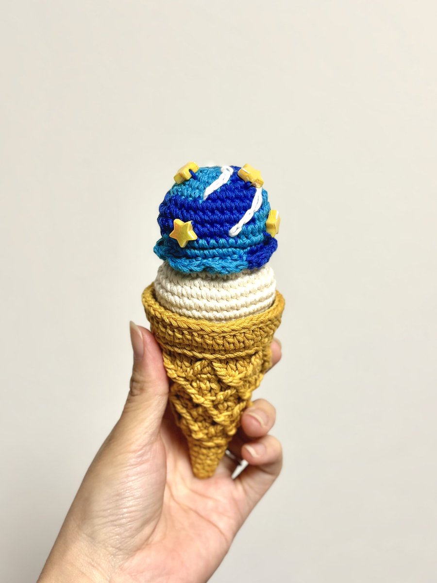 ちまちま🧶かぎ針編みのアイス屋さん🍦 tweet media