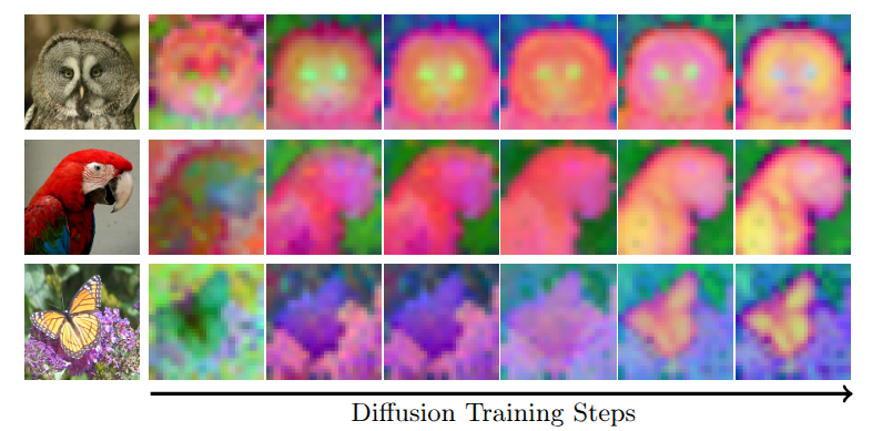 ThKouz's tweet photo. 1/n
Introducing CoReDi: Coevolving Representations for Joint Image–Feature Diffusion

Joint diffusion boosts image generation by injecting semantic features.
But one assumption goes unquestioned: the feature space is fixed.

What if it was learned instead? 🧵👇 https://t.co/WE3DpVZhhU