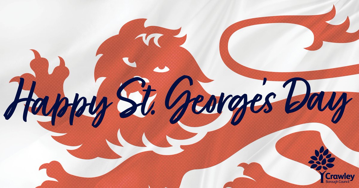 crawleybc's tweet photo. Happy St. George's Day! https://t.co/z6r2O7jWCI