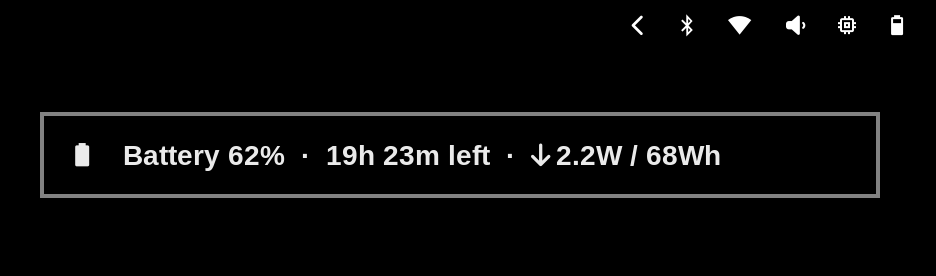 dhh's tweet image. With the Vantablack theme tweaked for true blacks in Omarchy 3.6, I've gotten the 16" Dell XPS OLED down to an incredible 2.2w idle. A pixel off is a pixel that doesn't gulp power. Gotta love it!